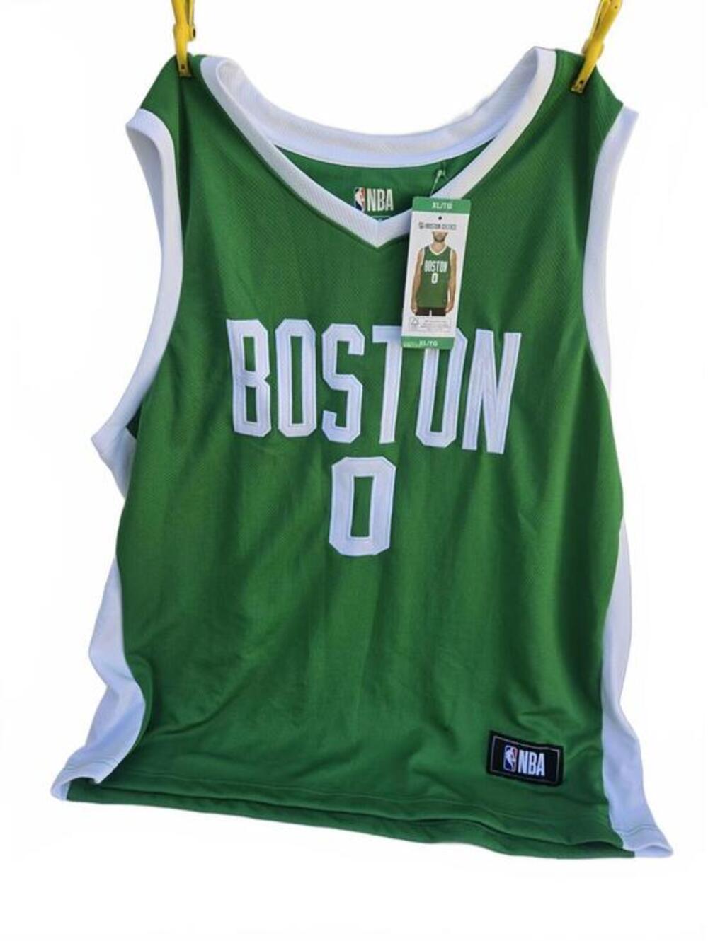 Boston Celtics Tatum #0 Green NBA Jersey X Large XL